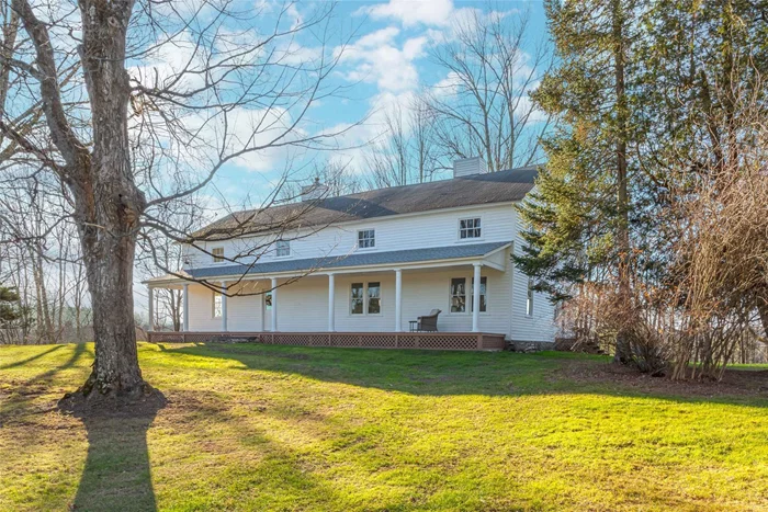 Meticulously renovated farmhouse, tucked away on 2.63 serene acres The sunlit home combines historic allure with modern luxury â€“ perfect for enjoying the country, or working from home and entertaining.This expansive 3, 692-square-foot residence offers ample space for family and guests: with four inviting bedrooms, 2 sitting rooms and two-and-a-half baths. The spacious living room complete with an antique upright piano and shelving is perfect for entertaining!! Another spacious and light-filled room with a picture window is currently set up an artistâ€™s studio -- offers endless possibilities.The open gourmet kitchen will inspire any chef - complete with a commercial Wolf stove with an inspiring sun filled dining room with wood-burning stove and custom bar nook. An additional room off the kitchen awaits your imagination, offering potential large pantry.French doors lead to a generous deck, ideal for dining under the stars, sipping morning coffee or a yoga retreat surrounded by nature. Mature hardwood trees dot the landscape, painting an ever-changing masterpiece through the seasons, while a charming old stone foundation adds a touch of historic magic to the property and a perfect opportunity to develop the property by installing a pool!!Located just two hours from New York City, this enchanting property is only 15 minutes from the boutique towns of Callicoon, Livingston Manor, and Narrowsburg, the Delaware River, Bethel Woods Center for the Arts, hiking trails, skiing, and more.This property is sold complete with the curated furnishings included in the sale. Just bring your toothbrush & start enjoying a storybook lifestyle in the country in this fully furnished haven and creative sanctuary!!