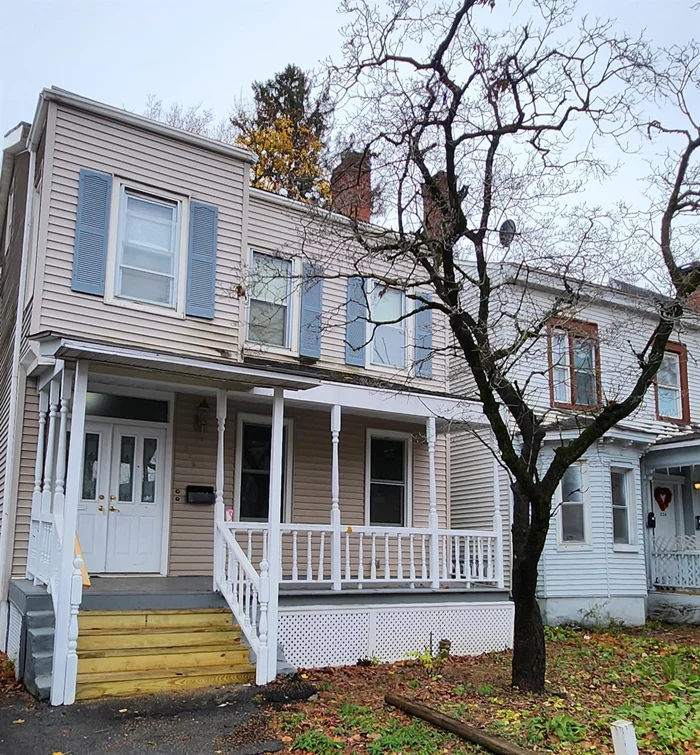 Spacious First-Floor Apartment in the Heart of Poughkeepsie!This expansive apartment offers plenty of room to spread out and make it your own. Highlights include a potential master suite with a walk-in closet (or use it as an additional living room), an oversized main living room, and an eat-in kitchen complete with stainless steel appliances. You&rsquo;ll also find two additional bedrooms, with the option to create a third bedroom, along with a generously sized full bathroomâ€”an incredible value! Additional perks include, an enclosed porch, and direct backyard access, making this a home you wonâ€™t want to miss.Schedule a showing today to see this amazing space!