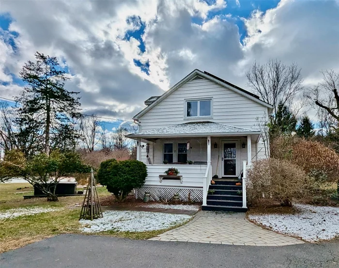 Come check out this delightful three bedrooms 2 baths on a beautiful 2.17 acres, the home is bright well maintained designed to entertain with its large family room that opens onto a back deck with an above ground pool, and hot tub to sit and enjoy the night skies. With a 2-floor barn that could be used for an art studio or renovated to create additional workshop, the home it&rsquo;s currently been used as an Airbnb.... The house is full of charm with the upstairs renovated for the master suite. hardwood floors through out the whole house, Open kitchen with the den and a cozy gas fireplace for those chilly nights. Home as a propane generator, solar panels just to name a few of the upgrades to this home - it&rsquo;s a must see.