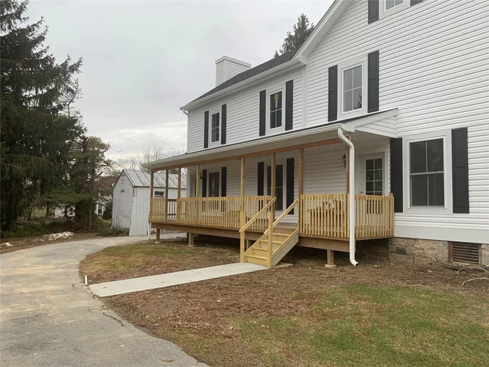 HEAT & HOT WATER INCLUDED.  This cozy apartment has Central Air, porch and located in a quiet country setting. Bright and clean apartment in this charming Farm House! No Pet, NO Smoking. This is the LOWER Unit w/ Private access and porch area to enjoy.  Ready for you on 1/1/25.Owner will require 1 month security and 1 Month Broker Fee reimbursed by Tenant. Tenant pays electric, internet, trash. Photos are from prior tenant occupancy.