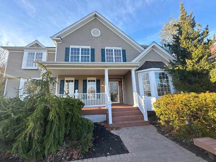 New kitchen, quartz counters and stainless steel appliances, freshly painted, new carpeting in den and on 2nd floor, refurbished wood floors, etc. Move right in.