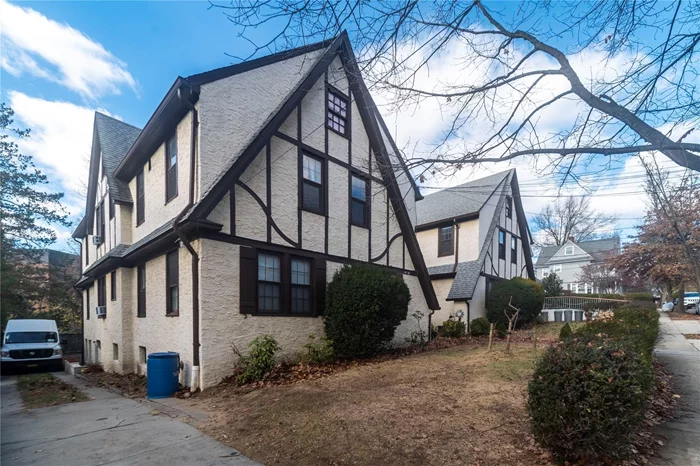 Remarkable Tudor-Style 8-Family Rent Stabilized Property in Douglaston, NY Nestled in the picturesque enclave of Douglaston, this hidden gem offers a unique investment opportunity. This legal 8-family Tudor-style building is perfectly positioned just a short distance from the LIRR and Northern Blvd, providing convenient access to transportation, shops, schools, and places of worship. The property features a mix of 4 one-bedroom and 4 two-bedroom units, The building boasts a detached 6-car garage.  A solid consistent income with active leases. Four doors/entrance with two units each. . Key updates include a gas boiler installed less than three years ago, as well as a younger roof and windows. Each unit is adorned with beautiful hardwood floors, and second-floor units offer additional storage space with access to the attic. The basement is dedicated to utilities, ensuring easy maintenance. Set on a large, flat lot, this property combines historical charm with modern convenience, making it an attractive option for investors and residents alike. Selling As Is with tenants. Please respect tenants.  Public transportation including LIRR nearby, house of worship and shopping., Additional information: Appearance:Very good, Interior Features:Lr/Dr, Building Size:66&rsquo; X 57&rsquo;. Please call David 718-640-5413 or Paula 718-781-3055