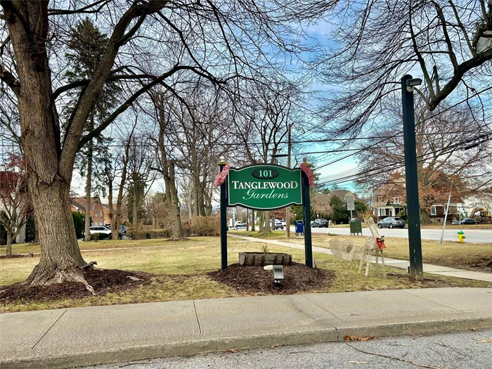 A home for all seasons! Tanglewood Gardens is located blocks from downtown White Plains. Minutes from shopping, restaurants and THE WESTCHESTER (renowned shopping mall). All major Highways, Metro North Metro-north (38 minutes to GCT) and the public bus are all within 5 minutes time. Pace Law School is across the street and Westchester Med Center & White Plains Hosp are both very close by.At. 2C4 is a lovely and spacious 2 bedroom with an updated and open galley kitchen with granite counters, pass-through and stainless appliances. The pass-through opens to the dining area. There are many window, including the bath and above the kitchen sink offering tons of natural light throughout the apartment. Each large bedroom has plenty of closet space, large windows and hardwood floors throughout. There are 2 hall closets off the bedroom area providing plenty of additional storage space. The stylish bathroom features a large wall mounted floating sink, with a show/tub combo. The many windows and ceiling fans (included) make for a mood-soothing cross breeze. A must see!