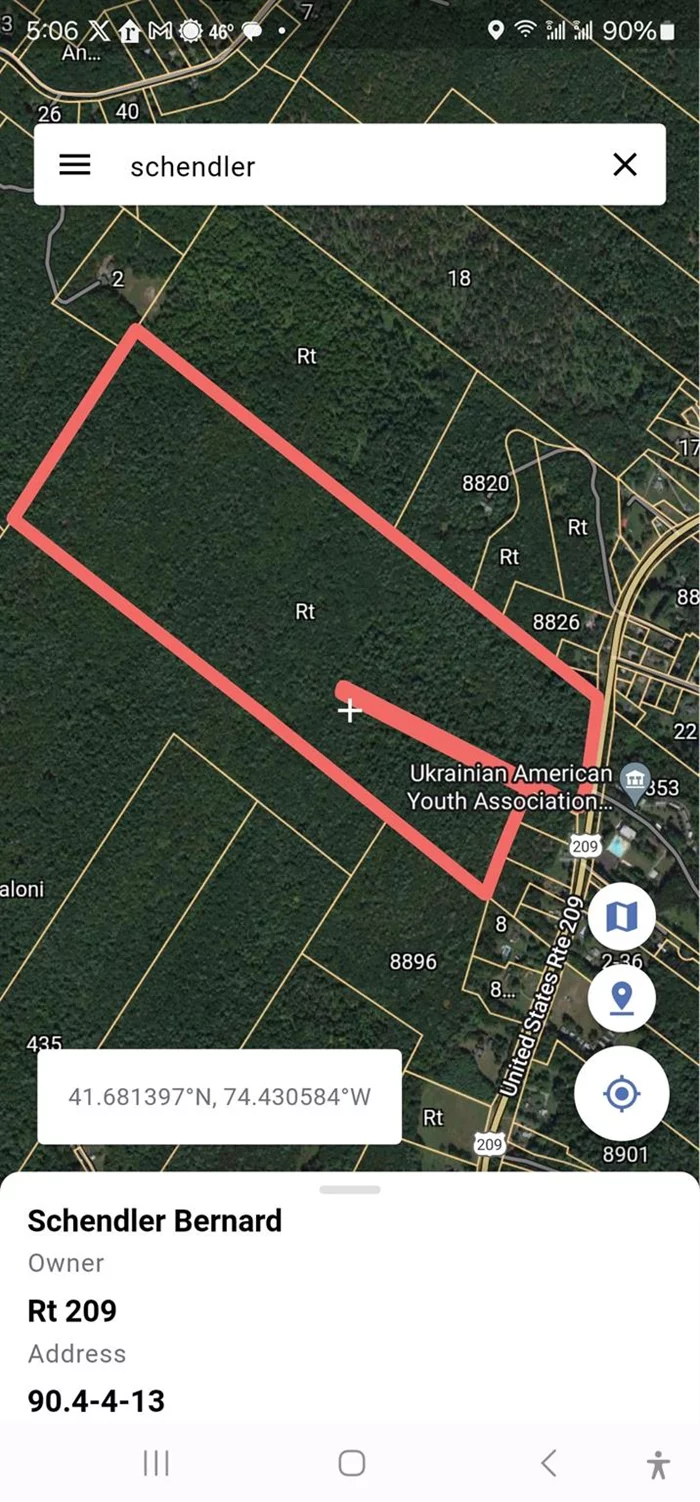 Great location on Route 209 in between Village of Wurtsboro and Village of Ellenville. Only a few minutes from Exit 113 of Route 17/I84. 130 acres that have not been touched in many years. Not logged either. RU zoning allows hotels, schools and more. This is not in any of the municipal sewer and water districts. Great potential for buyers with visions of the future in this growing area. This is almost directly across from CYM, the Ukrainian Center.