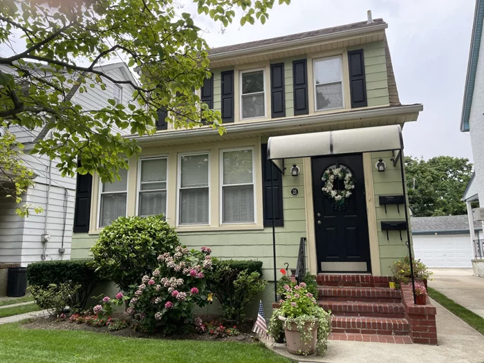 2nd floor, 1Br, Lr, Eat In Kitchen, New carpets, freshly painted, Washer And Dryer In Apartment. Walk Up Attic for storage. 2 Car Parking and storage In Garage. Tenant pays gas, electric, and heat. Close To Lirr, Buses, Highways, And Shopping. Lynbrook Schools. No pets or use of yard.