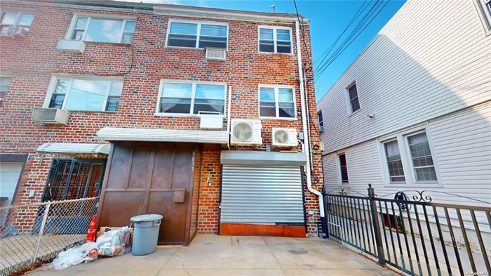 Nice 2 family brick house located in the Ridgewood, close to bus and L train.