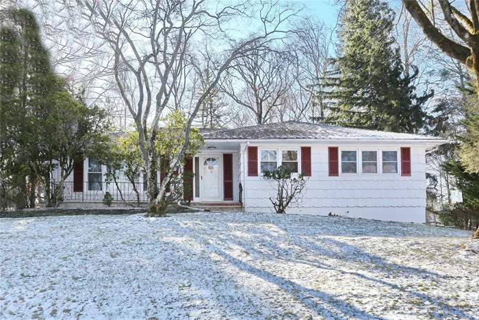 This stunning ranch-style home offers 3/4 bedrooms and 3 bathrooms, blending charm and functionality. Enjoy single story living with all 3 bedrooms located on the main floor. The eat-in kitchen features granite countertops, stainless steel appliances, warm wood accents, and exits to the back deck, making entertaining a breeze. A brick fireplace anchors the inviting living room with hardwood floors and recessed lighting throughout. Relax in the sunroom, which overlooks the back patio and heated inground pool. An abundance of windows fills the home with tons of natural light. The fully finished basement includes a cozy family room, additional bathroom, and laundry/utility room. Storage and parking abound with both an attached two-car garage, and a detached two-car garage. Located right in the heart of Wesley Hills, this home is perfect mix of comfort, style, and convenience. Don&rsquo;t miss out!