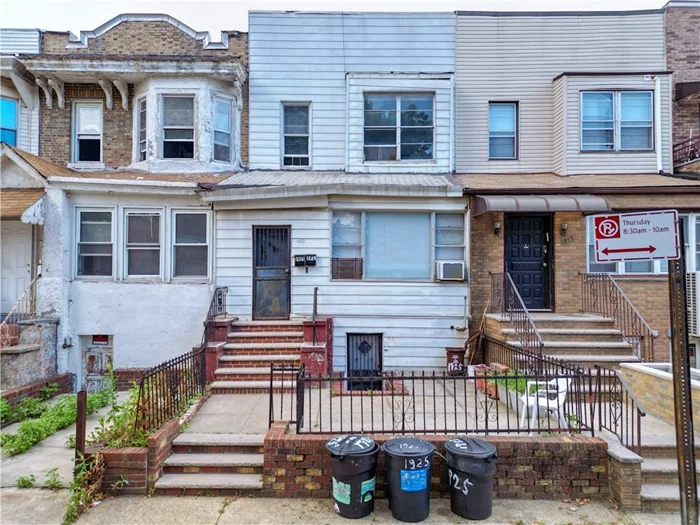 Welcome to this two-family attached house in the desirable Boro-park/Bensonhurst neighborhood! This well-maintained home offers two stories over a fully finished basement. Each unit features 2 generous bedrooms, 1 bathroom, a bright living room, a well-equipped kitchen, and a cozy dining room. The fully finished basement adds additional space, along with another bathroom. This property boasts separate electric and gas meters for each unit, ensuring privacy and efficiency. Building size 1st flr 18x50 2nd flr 18x36 over Lot 18x100. Annual tax is $7, 072. Conveniently located near the bustling 18th Avenue business district, you&rsquo;ll have easy access to a variety of shops, restaurants, and services. Public transportation is a breeze with the B9 and B8 bus lines just minutes away, as well as the N and F train stations nearby.