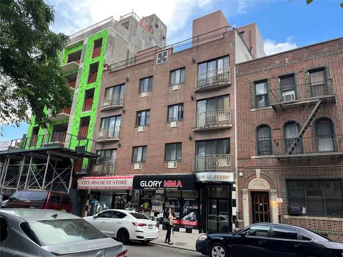 Welcome to 45-35 47th Street located in Woodside NY. This property features 2 commercial units, and 11 residential units. Built in 2006, and in a prime location of Woodside. The 11 residential units consist of (3X 3 Bedrooms/2 Full Bathrooms) (8X 1 Bedroom/1Bathrooms). This property is just in between Woodside and Sunnyside. Great for investment purposes or to live for yourself. Few minutes away from Queens Boulevard & Greenpoint Avenue, where you can find plenty of restaurants, cafes, and foot traffic. Conveniently located near the Q32, Q60 and 7 train....