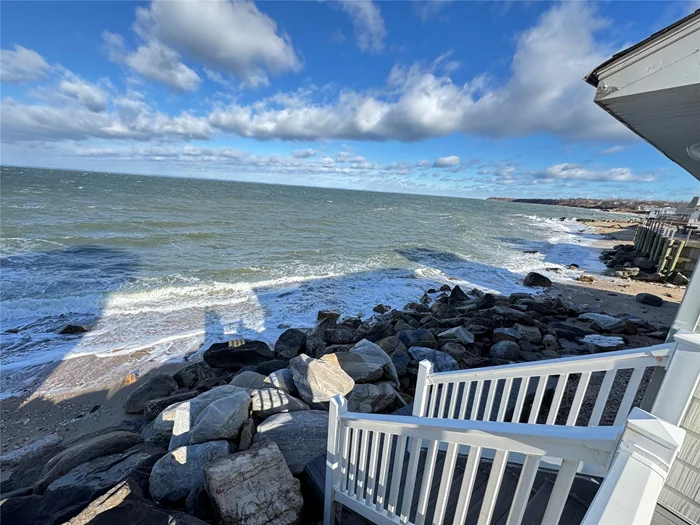 Waterfront ranch in the heart of Long island&rsquo;s north fork! This home features 2 bedrooms and 2 full bathrooms, with an open concept kitchen and living area facing the water. The living space has an abundance of windows which truly showcases the stunning view of the Long Island Sound. The side door open up to a large deck area with steps walking down right to the beach. You truly can&rsquo;t beat this view and location!