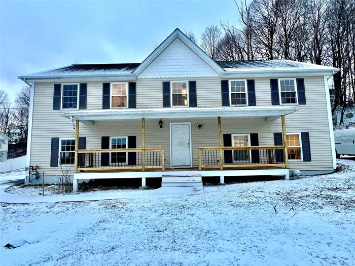 This STUNNING Chester home with Chester Schools that sits on 1 acre of privacy is now available for you to call Home!! Enter into a spacious Living room with with plenty of natural window light and a wood burning fireplace. A formal dining room with modern light fixtures & sliders that lead to a back deck. An updated eat-in kitchen with NEW granite counters and island! NEW stainless steel appliences fresh out of the box, trendy backsplash,  modern lighting, & plenty of cabinet space. The upper level of this Raised Ranch offers 3 bedrooms and 2 full remodeled baths, one being a Suite with direct bath access. In the lower level you will find an oversized family room as well as an office that&rsquo;s ideal for those who work remotely, and an addititonal full bath with gorgeous tiled shower. A laundry room is also found in the lower level along with a 2 car garage with plenty of storage space for your convenience. Minutes to shopping, schools & major highways. Convenient commuter location to & from NYC with less than a 1 hr drive. Book your tour and make this Gem yours today! (Indoor pictures to follow)