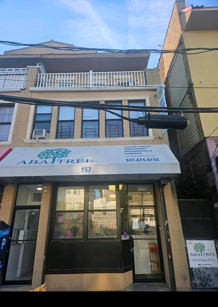 mixed use for sale !!!! The 1, 300 sqf commercial space will be delivered vacant there are 2 additional floors with 4 one bedroom apartments with a nice terrace that are currently being rented at a combined $4, 750 rent roll (they are all current in their payments)wayyyyyy below rental market hence the below market asking price Being sold with the tenants .all units have their own meters