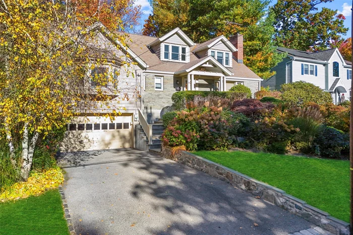 Experience the perfect blend of easy living and nature in this 5-bedroom home zoned for Murray Avenue School. Embraced by the Leatherstocking Trail and the Sheldrake Environmental Center, all can enjoy wonderful nature walks and breathtaking wooded views; youâ€™ll forget that youâ€™re just 35 minutes from NYC! The home boasts two expansive bedroom suites, one on each floor, offering versatile living options. The open kitchen flows into the dining area and family room which has a door to the spacious deck. The large basement with high ceilings offers the possibility for more finished living space. The 2-car garage is complemented by a level driveway ideal for sports and activities. There is a fenced-in yard and professionally landscaped grounds. Never fear power outages with an automatic, whole-house gas generator. Quick shortcut across the Leatherstocking trail into Rouken Glen for walking to Murray Ave School and town. Eligible for Larchmont Manor Beach membership. This is an opportunity to make this haven your own!