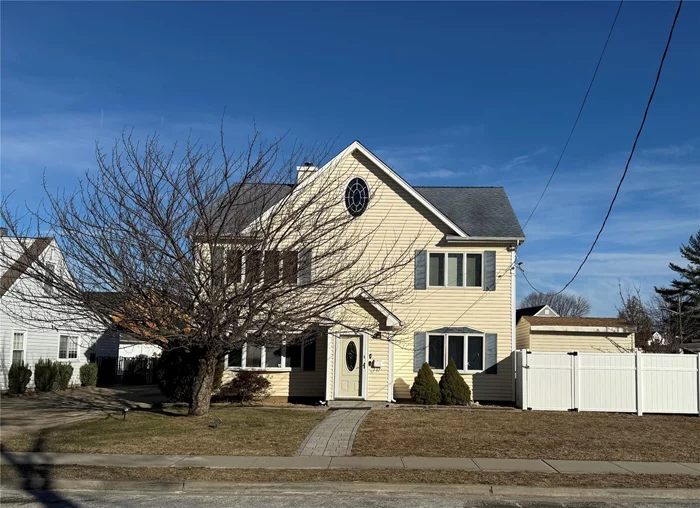 Move Right In! Diamond spacious & bright 2 bedroom duplex in sought after North Hicksville with Separate Entrance. Updated oversized kitchen with dining area, stainless steel appliances, full bathroom, 2 living rooms, walk-in closets, & large windows that provide lots of natural light to fill this great space! Full Attic storage, Central Air Conditioning, Private Laundry in unit AND Utilities Included!! Big driveway with backyard use & Easy access to all transportation. Garage with Plumbing And Heat Can Be Used as Separate Office/Studio for additional rent.