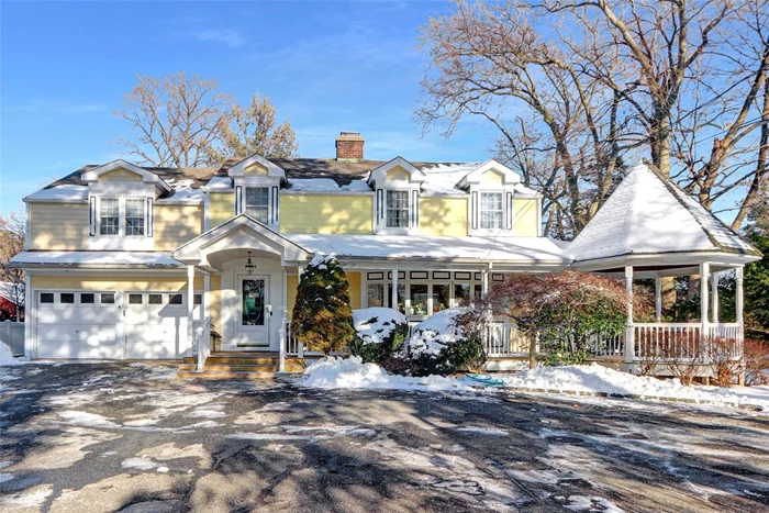 This charming 1940 Victorian home exudes timeless elegance and character. Featuring 4 bedrooms and 2.5 baths, the property welcomes you with a stunning wrap-around porch and an iconic turret. Inside, youâ€™ll find beautifully preserved wood floors, a formal dining room perfect for entertaining, and a cozy family room centered around a large masonry brick wood-burning fireplace. The expansive sunroom at the back of the house offers serene views of the flat, picturesque .79-acre rectangular property, which may have potential for subdivision as a flag lot. Upstairs, the spacious primary suite includes a private bath, while three additional generously sized bedrooms and a hallway bath provide ample space for family or guests. This home is a rare find, blending classic Victorian architecture with functional living space. Home is ready for your restoration and designer updates!