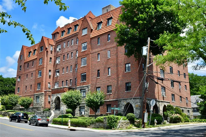 This bright and comfortable two-bedroom, one-bath apartment in the Bronxville Schools district offers an exceptionally convenient home-base from which to enjoy all that the Village has to offer. The kitchen and bathroom are handsomely updated and a spacious living room that fills with eastern and southern sunlight includes french-doors leading to a large, private, rooftop terrace. This unitâ€™s prewar character features hardwood flooring, arched passageways and period millwork.Its excellent location on the east/Bronxville School side of the Metro North line is a short walk to the train platformâ€¦ but just far enough away from the bustle. The Bee Line bus, stores, restaurants, delis, coffee shops, banks, schools, Post Office, parks and public tennis courts are all close by. Heat and hot water included. Common laundry and dedicated bin storage space in basement.One reserved onsite parking space available with rental of this unit at separate $225 plus tax/month.Pet friendly w/ limits