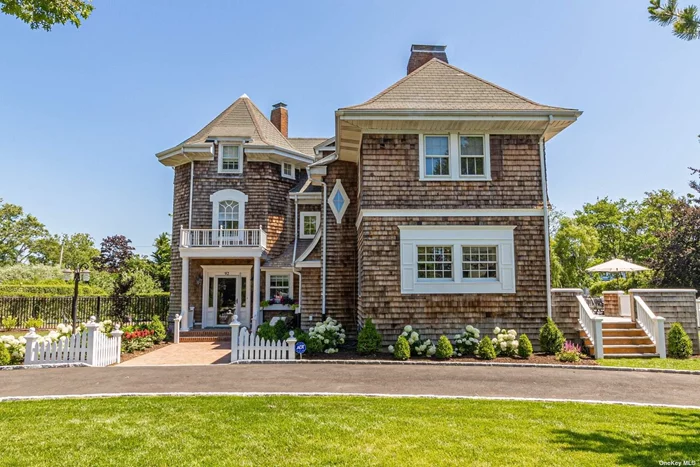 A truly exceptional historical home on the South Shore, nestled in the picturesque Brightwaters Village. This one-of-a-kind property was originally owned by renowned architect Henry Hornbostel , whose notable works include the iconic Williamsburg Bridge. Steeped in old-world charm, the home showcases custom millwork, gleaming hardwood floors, and two wood-burning fireplaces. Enjoy serene moments in the sunroom or on the expansive two-level deck overlooking a beautifully landscaped yard, just shy of an acre. Additional highlights include a detached garage and proximity to the Brightwaters canal, only one block away, offering docking opportunities. Brightwaters Village boasts several parks, a private beach, scenic lakes, and is just a 68-minute train ride to Penn Station. A rare gem blending timeless elegance with modern convenience.