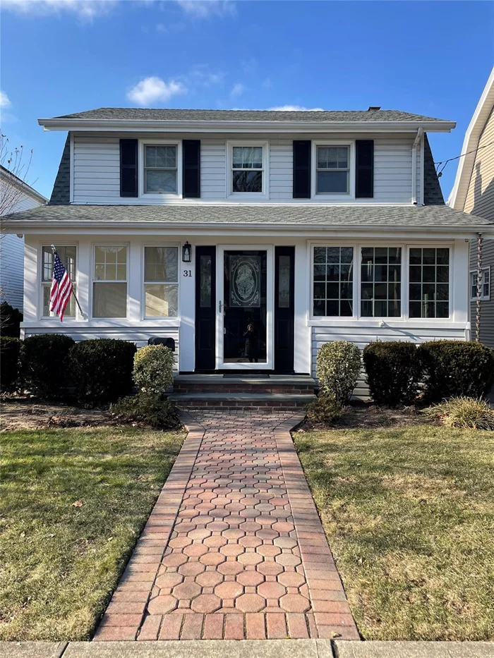 Welcome to this beautifully renovated 3-bedroom 1.5-bathroom gem! This charming colonial boasts a freshly renovated interior with an open layout, spectacular chef&rsquo;s kitchen with updated stainless-steel appliances and quartz countertops. The modern bathrooms are designed for comfort and elegance. The formal dining room serves as a dedicated space to host gatherings in style. A thoughtfully designated mudroom serves as a practical addition to keep your home organized. Three bedrooms with beautiful hardwood floors are perfect for rest and relaxation. A partially finished basement offers a den/playroom, in addition to tons of storage. Nestled on a meticulously maintained and landscaped lot with a paver patio for outside dinning, this home offers the perfect combination of style, convenience, and relaxation. Brand-new roof installed in the Spring of 2024. New recessed lighting, ductless air conditioning and separate garage for storage or parking. Parking for 4 additional vehicles. 200amp electric services, inground sprinkler system and security system. Located on a beautiful, tree-lined residential block near schools, shopping, and parks, this home is ideal for creating a lifetime of memories. Nothing has been overlooked. This home has everything you need and more!