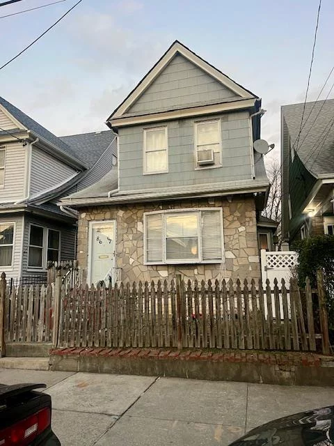 Detached 1 Family colonial with Eat In Kitchen. Living Room, Office and full Bath on First floor.2/3 Bedrooms on 2nd floor with full bath1 bedroom or study on 3rd floor