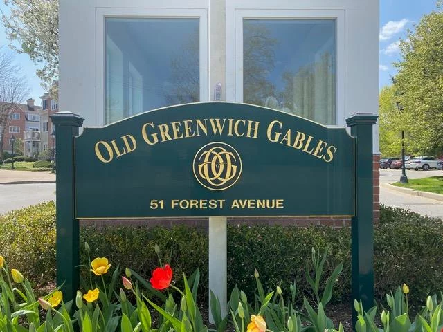 This sunny Old Greenwich Gables condo features 2 bedrooms with multiple closets, 2 fully renovated baths, updated kitchen, and a spacious living/dining room with wood burning fireplace that opens out to the patio. Recently painted, hardwood floors throughout. Garage with assigned parking space with additional guest parking spaces outside. Storage unit included. Enjoy the pool and new recreation room, fitness room, and squash court. Set in a great location within this desirable complex convenient to Old Greenwich shops, restaurants, schools, the beach, and the train.