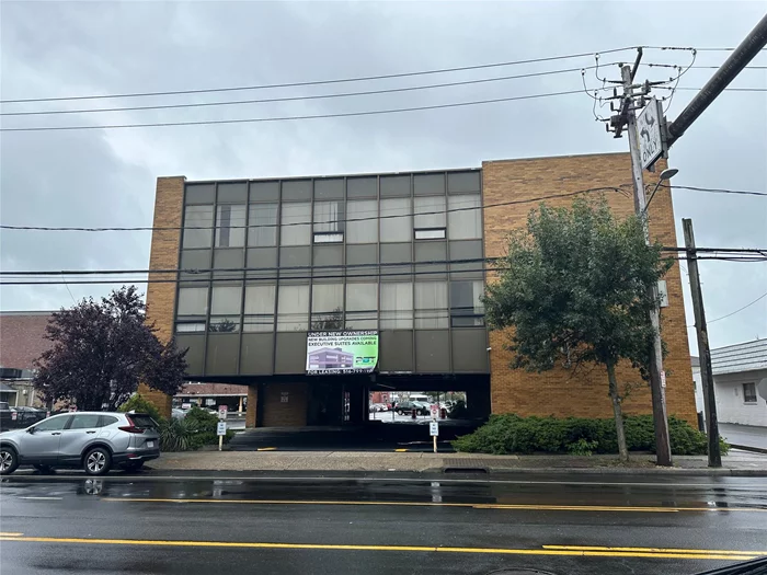 Located within a newly renovated professional building with elevator access, this building is situated in the heart of Farmingdale Village and has it&rsquo;s own parking lot plus large municipal parking lot. Close to Main Street, LIRR, and many food and shopping choices. Monthly rent includes all utilities, cleaning services and maintenance.