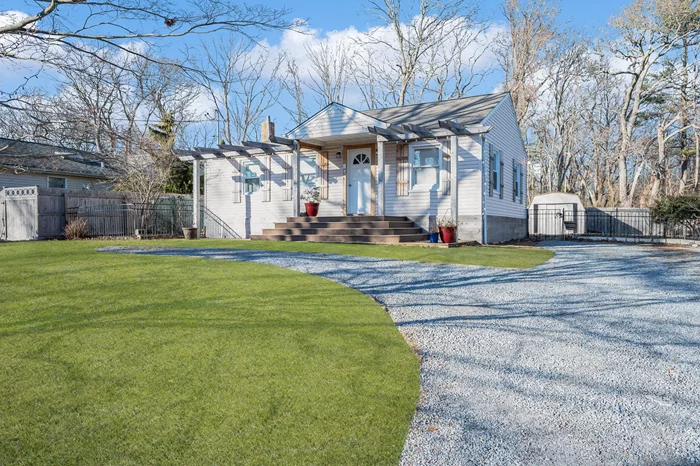 Charming 3-Bedroom Ranch with Modern Upgrades!Welcome to this beautifully updated 3-bedroom, 1-bath ranch-style home that perfectly blends comfort and style. As you step inside, you&rsquo;re greeted by an open-concept living and dining area that creates an inviting space for both relaxation and entertaining. The eat-in kitchen is a showstopper with its soaring cathedral ceilings, recessed lighting, and gleaming hardwood floors that extend throughout the home.The brand-new bathroom boasts contemporary finishes and adds a fresh, modern touch. Outside, the spacious, fully fenced backyard offers endless possibilities for outdoor gatherings, gardening, or simply unwinding in privacy.This home is move-in ready and waiting for its new owners to create lasting memories. Donâ€™t miss out on this gem!