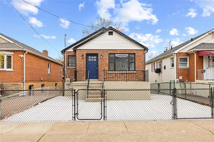 High end Gut Renovated 3 bedroom 1 bath unit with full attic. Unit features Beautiful Renovated kitchen with stainless steel appliances and white and blue cabinets led lights and quarts counter tops.