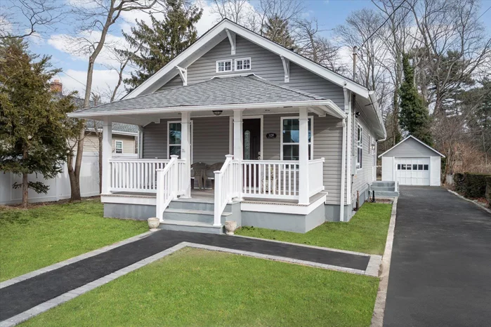 Welcome to this charming and spacious expanded ranch, offering the perfect blend of comfort and convenience! This recently renovated home features 4 bedrooms and 2 full bathrooms, providing plenty of space for family, guests, or a home office. Floor plan allows for a possible Accessory Apartment. The heart of the home is the eat-in kitchen, an inviting space ideal for everyday meals and gatherings. Adjacent to the kitchen, you&rsquo;ll find a warm and welcoming living room with abundant natural light. Beautiful wood floors flow throughout much of the home, adding timeless elegance to the space. The front porch offers a delightful spot to relax and enjoy your morning coffee.The finished basement provides additional living and storage space, complete with a dedicated laundry area for added convenience. Step outside to the large backyard, perfect for gardening, BBQ, play, or outdoor entertaining. A 1 car detached garage adds both practicality and storage options.Situated in a quiet neighborhood, this expanded ranch is close to schools, shopping and dining. The Public Library and Community Center are within walking distance. Don&rsquo;t miss this opportunity to make this charming property your forever home!