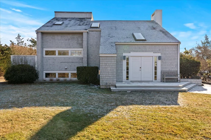 Enjoyed the tranquility and privacy of this lovely Amagansett Dunes Contemporary with its open floor plan, privately located Primary ensuite bedroom plus three additional bedrooms With 2 full baths A private boardwalk offers a short distance to the ocean and sandy beach and the 16 acre preserve that it borders offers peace and quiet while observing Nature . The charming village of Amagansett is minutes away and East Hampton with additional shopping and entertainment is close by. Wonderful restaurants are available for lingering lunchs or dinners. A rare offering for enjoying a laid back lifestyle in a spectacular setting.