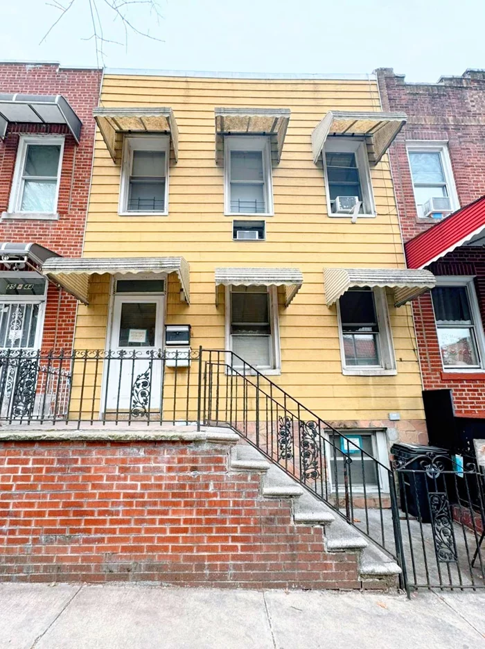 Two-Family Brick House, Prime Location on 32nd St & 28th Ave in the Heart of Astoria.1-Block from N/W Trains at Astoria Blvd Station and 10min into Manhattan.Short block with very low traffic and plenty of street parking.1st Floor: Large 2BR & 2Baths Duplex Apt including the Finished Basement + Private Backyard.It was rented for $3300 per month, tenant just moved out, the apt is currently vacant.2nd Floor: 3BR/1Bath Apt currently rented to three roommates for $3100 per month.Construction: Brick.Exterior Wall: Aluminum/Vinyl siding.Private Backyard.Finished Basement: Above Grade.Building dimensions: 19ft x 45ft.Lot size: 19ft x 62ft.Stories: 2.Year Built: 1920.Zoning: R6B.Great income-producing property, ideal for an end-user or an investor.