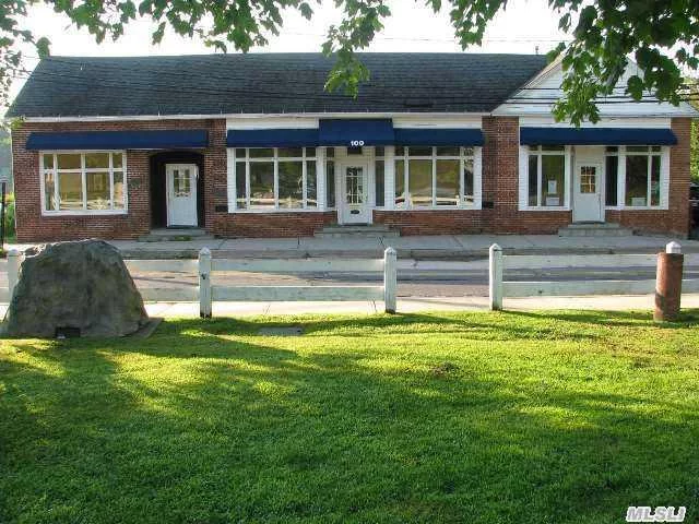 Welcome to this tranquil, stress-free work environment with spectacular Water and Park views. This office is approximately 8X8 feet and sits facing the Serene Mill Pond with spectacular water views. Use of the Conference Room with Flat Screen, Common Area, Kitchen, two Baths, and Outside Deck on the Pond. All are renovated and well-maintained of the Centerport Eagles. Month to Month only. Tenant must provide tenant insurance