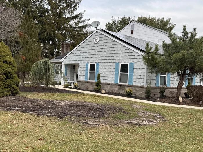 Great Ranch style Home in all age development. Home is located on a cul de sac featuring 3 Bedrooms, 1.5 bath. Home has many updates including baths. Solar panels owned. SS Appliances, Updated Flooring, Woodburning Stove, Refaced cabinets, Pull down attic stairs. Longwood Schools.