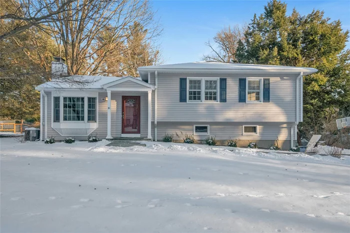 Located on a bucolic, tree-lined street in Millwood, NY is this exquisite split-level 3 bedroom, 3 full bath home on level property. Situated in the highly regarded Chappaqua school district, it combines comfort, style, and the luxuries often found in larger homes. It is in a prime location, steps from the North County Trailway and conveniently located near Millwoodâ€™s DeCiccoâ€™s supermarket, pharmacy, cafe, 24-hour Rockyâ€™s Deli, and a short drive to the town center and Metro North train station.From the moment you arrive, the homeâ€™s pride of ownership is evident - it has numerous recent updates including new siding, roofing, gutters, shutters, decking, doors, windows, walkway, and fencing.The home is flooded with sunlight and has an open-concept layout for entertaining. The connected living room, dining room, and kitchen features 12â€™ vaulted ceiling, tile wood floors, fireplace, and stone countertop. The connected family room features a wall of windows which fills the space with natural light and offers lovely views.The primary suite is a true treat, with custom built-ins, walk-in closet, and ensuite bathroom with luxurious 6â€™ jacuzzi tub and stone countertops. The additional 2 bedrooms are well proportioned and the hall bath is newly renovated.The lower level is a spacious, sunny, versatile room with its own full bath, which works wonderfully as a playroom, home office, in-law suite, or guest room.Other upgrades include the new garage door, transfer switch for standby generator, and level 2 car charging station.The thoughtful design and attention to detail makes this home an exceptional living experience.. Do not miss this wonderful home!! A new property fence was installed in 2025. in 2024 a new slate and stone walkway from driveway to front portico was installed. New septic tank and field 2024. Franzoso Contracting installed new siding, new roof with 50 year warranty, new seamless aluminum gutters with leaf guards. Many more upgrades to this move in ready house.The kitchen counters are Caesarstone rugged councrete installed in 2024 with new Bosch dishwasher and new LG microwave. Both the hall bath and lower level bath completely renovated in 2016. House has been immaculately maintained and cared for. Chappaqua Schools !!