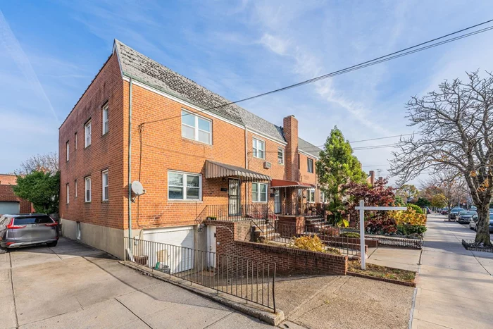 Welcome to this SEMI-DETACHED Brick Legal TWO Family in Maspeth. Private driveway with TWO car garages. Lot size is 24x100. Building size 20x42. Low property tax ONLY 8, 768 per year. 1st and 2nd floor each offers 2 BEDROOMS formal dining room, living room and 1 BATH. WALK-IN UNFINISHED basement with separate entrance. 2 gas meters and 2 electricity meters. PRICED to SELL. DONâ€™T miss out.