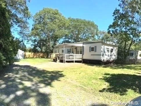 Fully updated Mobile Home. Stainless Appliance. 3 Bed 1 1/2 Bath Mobile Home on Large Corner Lot. Deck. Shed. Plenty of Parking. Minutes to Westhampton Beach Village and Ocean Beaches.