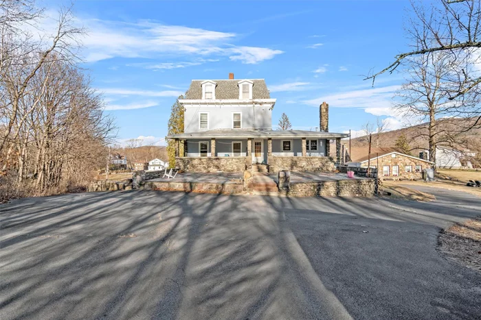 Situated on over an acre of property and located in the Monroe Woodbury school district, this 3-bedroom colonial home is ready to be restored to its original grandeur. Whether youâ€™re drawn to its history or the opportunity to create something truly special, this property offers endless possibilities. Built in the late 1800â€™s, this home offers historic charm, featuring an enclosed front porch, original slate patio, and intricate custom stonework throughout the grounds. Inside, youâ€™ll find original trim, spacious rooms, generously rooms and hardwood floors hidden beneath the existing carpeting. The timeless appeal of this home provides the perfect canvas for anyone eager to bring its character back to life. This home offers easy access to major roadways, shopping and Woodbury Commons. Donâ€™t miss this rare chance to transform a piece of history into your dream home!