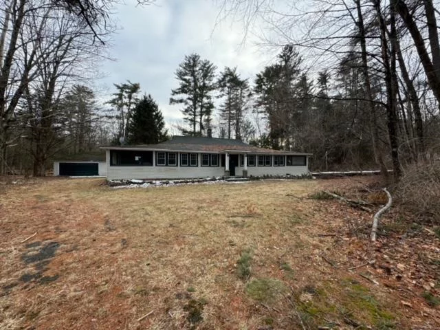 Cash Buyers Only â€“ Complete Renovation Opportunity. This 3-bedroom, 2-bath ranch home with a massive oversized 3-car+ garage is nestled on a serene 2-acre lot. The property is a full renovation project and requires everythingâ€”a complete gut job, making it ideal for investors or ambitious fixer-upper buyers. The condition of the well, septic, and mechanical systems is unknown and will need inspection. Donâ€™t miss this chance to transform this property into something incredible. Bring your vision, creativity, and tools!