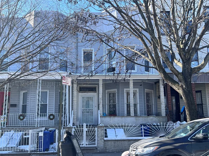 2 Family; Ideal Income Producing Property or Owner Occupied; Two Blocks away from the J & Z Train Lines, Shopping, Restaurants, Laundromat and more.