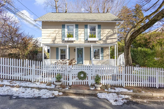 Beautiful Sea Cliff Colonial With A Picket Fence, Covered Front Porch and Private Off Street Parking for 2. This Charming Home Boasts A Beautiful, Newly Renovated Kitchen, Sunny and Bright Living Room, and Spacious Dining Room. The Second Floor Features 2 Bedrooms and A Freshly Updated Full Bath. The Full Basement W/ Additional Out Side Entrance,  Includes Laundry Area And Has Room For Plenty Of Storage. Enjoy The Lovely Garden and Patio Area For Entertaining. This Home is Centrally Located To All Sea Cliff Has To Offer, Beach, Park, Village & Schools. This is Sea Cliff At It&rsquo;s Best!