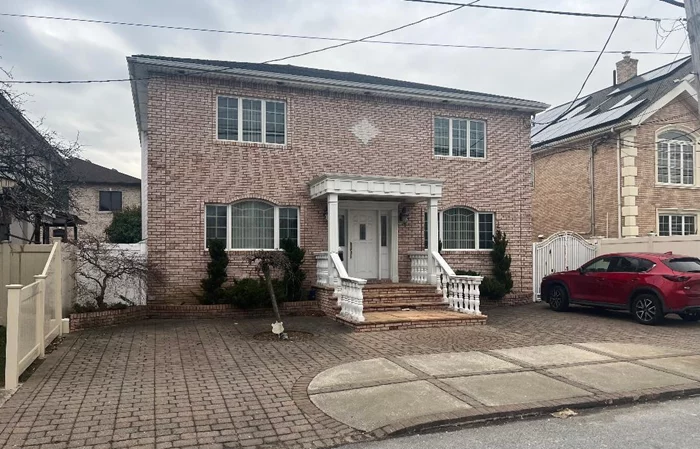 Large colonial on a 50x100 lot with a 2 car detached garage in yard. Walk into a large riving room, dining room and a large den & full bath. There is also an updated kitchen off the back of the house with sliders to the yard. Top floor features 3 VERY Large bedrooms, 19x12, 13.7x14.9 & 15.8x15.9, and a full bath. The basement is full and finished with a full bath. This is a very large home that you can make your own!