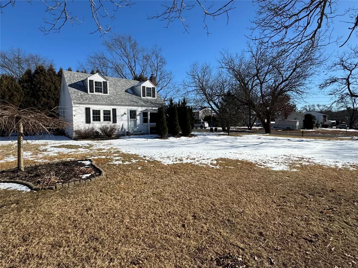 Welcome to 133 Wendy! Seated on an Oversized Corner Lot, Conveniently Located in the Sachem School District, This Charming 1, 433 Square Foot Cape is Waiting for You. Boasting 4 Amply-Sized Bedrooms, Two Updated Full Bathrooms, Open and Bright Eat-In Kitchen with Stainless Steal Appliances and Granite Countertops, Cozy Sunken Den with Bay Window, Washer/Dryer, Private Backyard with Covered Patio and Plenty of Parking in the Private Driveway, You Don&rsquo;t Want to Miss This Amazing Opportunity to Rent! Internet Included!