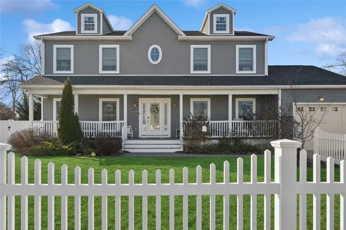 Welcome to this inviting porch at 2300 S Seamans Neck Rd. that leads you inside to a 4 bedroom 2 and a half bath Colonial built in 2019. It sits on a 84x110 size lot with low taxes less than $11, 000. Formal living room with custom molding, tray ceiling, pocket doors and recessed lighting. This impeccable white kitchen has an open floor plan, island, subway tile backsplash, quartz countertops updated in 2021 and the kitchen appliances updated in 2023. The backyard is an entertainers delight! An outdoor kitchen with an island and pergola, a fire place with seating, semi-in ground heated pool, hot tub and still ample space for playing! The size of the basement is the full footprint of the house which has space for a home gym, playroom, game area and more. Don&rsquo;t miss out on this captivating home. Schedule a private tour today!