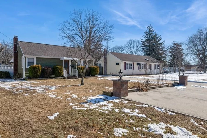 Why rent when you can own.... Charming cape with updated roof, vinyl siding, newer bathroom, gas cooking and heating,  deep driveway that was recently redone, 2 bedrooms with new carpeting, large bonus room that can used as a family room with access to a paved patio that leads to the oversized backyard that is fenced.