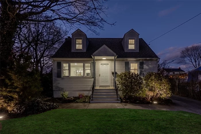 Welcome to 14th St, a fully renovated cape-style home nestled on a desirable corner lot in West Babylon. This charming residence boasts gleaming hardwood floors throughout, exuding warmth and character while seamlessly blending modern finishes. The spacious living room features base molding and recessed lighting, flowing effortlessly into the stunning Eat-In Kitchen, which is equipped with brand new stainless steel appliances, gas cooking, custom shaker cabinetry, quartz countertops, and a kitchen island that offers extra counter space for added convenience. The main level also includes two generously sized bedrooms and a beautifully remodeled bathroom with modern hardware. Upstairs, you&rsquo;ll find two additional bedrooms with ample closet space and a second full bath. The finished basement, with its own outside entrance, provides easy access to the backyard. This home also offers 200 AMP electrical service, gas heat, and a one-car detached garage. The beautifully manicured backyard is the perfect space for outdoor relaxation or entertaining. Ideally located near public transportation, shopping, and major highways, this home is a true gem that combines modern living with comfort and convenience.