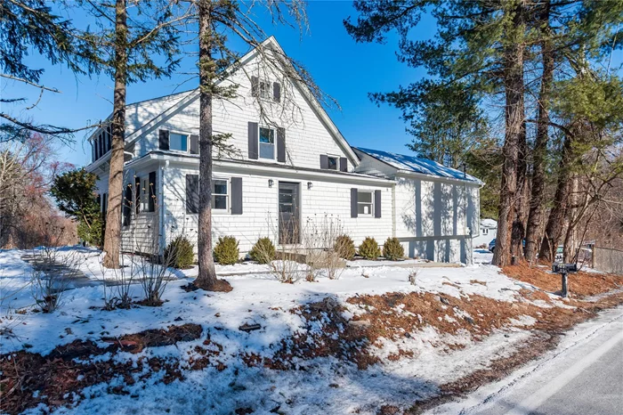 Welcome home to 293 Tonetta lake rd. Although not deemed a landmark, this special home is believed to hold much historical significance. This 4 bed 2 bath, farmstyle home consists of 2383 sq ft and is drenched in natural light. Upon entering You will be swept away by the exposed wood beams kept originally since it was built, giving just the right amount of a rustic but modern feel. The main floor consist of a large and bright kitchen equipped with peninsula and center Island, dining area with three sliding glass doors leading to the deck and backyard.Stunning living room with exposed beams open to kitchen. Large primary bedroom with full bath and walk in closet is also located on first floor for easy living. Sunny family room with 2 closets and sliders to another deck. To complete the first floor, youâ€™ll find a home office and laundry room with door leading to mudroom and side entry. Second level consist of three additional generous sized bedrooms and full hall bathroom. Large driveway can accommodate many cars. centrally located, great commuter location.