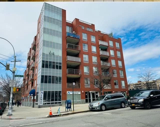 Discover this Inviting 2 Bedrooms, 2 Full Baths Elevator Condominium. South Exposure, 704 SQFT, Bright with Balcony. The Apartment Features Stainless Steel Appliances including Dishwasher, Washer & Dryer & Split A/C in the Unit. Conveniently Located at the Heart of Flushing (Roosevelt and Parson Blvd). Maintained Well with Care and Love. Near Buses, Shops, Steps to Main Street for No.7 train, LIRR & much more. Seeing is Believing!