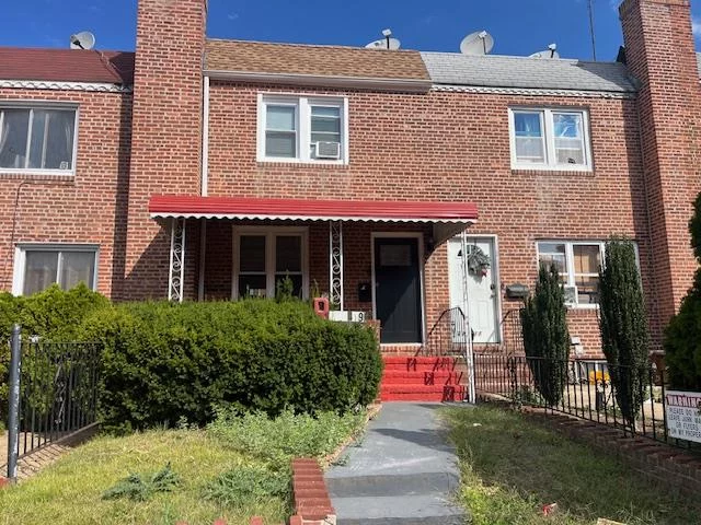 Great Starter Home! Brick Attached, 2 bedroom home with a finished basement with OSE.New kitchen & Bathroom Parquet floors, front porch, laundry room, Parking/Yard in the back