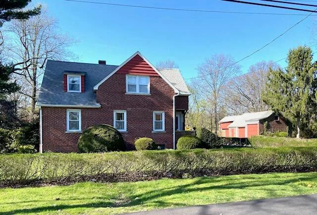 They donâ€™t make houses like this anymore! This brick home makes for a very low maintenance. Offering three bedrooms, two bathrooms, den and large formal dining room. Full unfinished basement with interior/exterior access. Hardwood floors throughout home. Home sits on half acre property. Brand new cesspool. Legal accessory (1, 000 sq ft) detached structure, formally used as a chicken coop when this home was part of an old chicken farm. Home being sold as is.