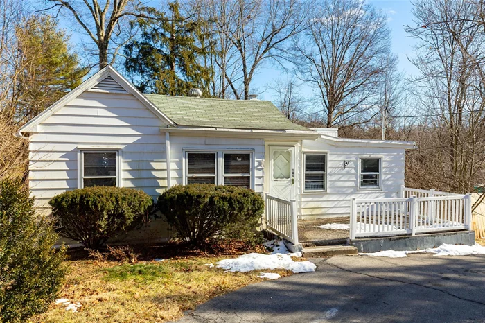 Exceptional opportunity for the first time buyer or those seeking to downsize. 2 bedroom ranch w/eat-in kitchen, family room/dining room and den/office. Includes hardwood floors, front porch for outdoor enjoyment and carport to accommodate all storage needs. Enjoy the conveniences of municipal water and natural gas. Centrally located and just minutes from Route 9 & Taconic State Parkway. Sold as is. Conventional loan or cash. No FHA or VA.