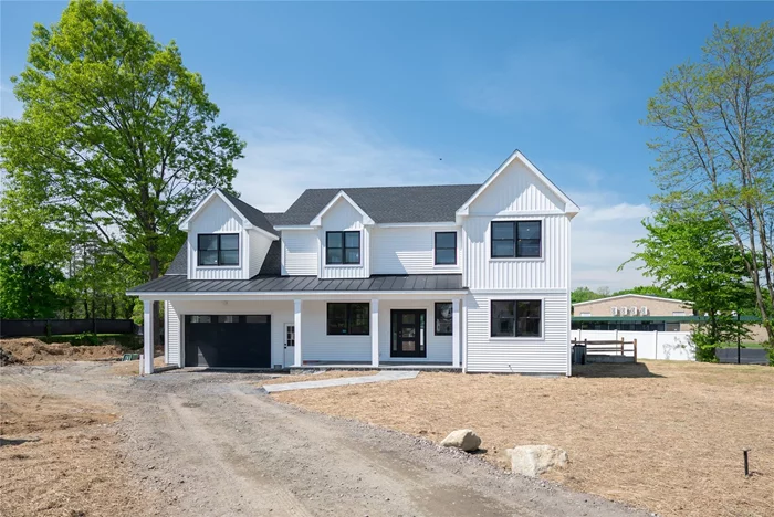 This stunning colonial features impeccable finishes throughout, from beautiful light hardwood floors to a gorgeous shiplap fireplace. All bathrooms and garage entrance feature heated floors, perfect for those cold winter days. The garage entrance and half bath welcome you with beautiful shiplap walls, heated floors, storage and seating! The open floor plan is designed for entertaining. The spacious kitchen features shaker cabinets, farmhouse sink, gorgeous backsplash, quartz countertops and top of the line appliances. There is the option to have first floor master bedroom with a beautiful on suite downstairs or upstairs- YOU chose! The second floor has master bedroom with on suite and huge walk-in closet, along with 3 other spacious bedrooms. There is also a bonus room, perfect for kids&rsquo; playroom, hobby room, or man cave- the ideas for this room are endless! The entire house has blinds on all the windows for additional privacy. The garage features a Tesla charging station. The unfinished basement can be finished for plenty of extra room. Location is perfect - close to shops, restaurants, and the Taconic for an easy commute. The builder really pulled out all the stops on this one! It is a must see.